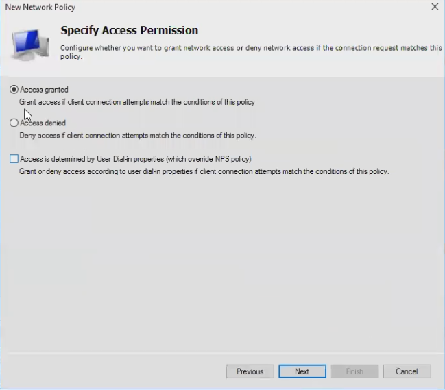 Grant access