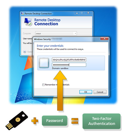 AuthLite Remote Desktop Dialog